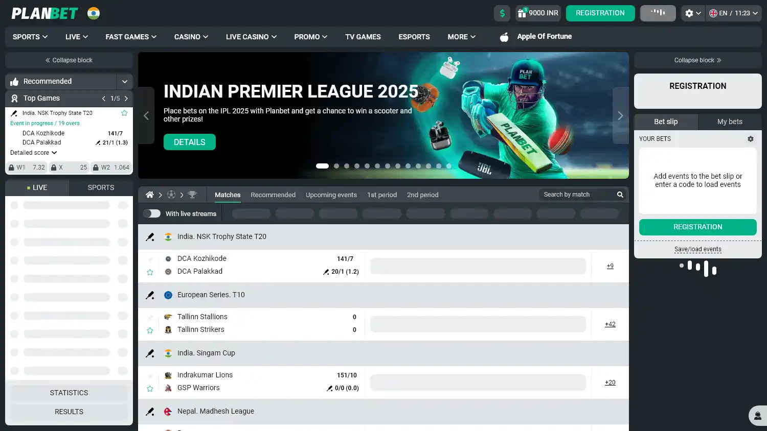 Planbet Casino screenshot 1