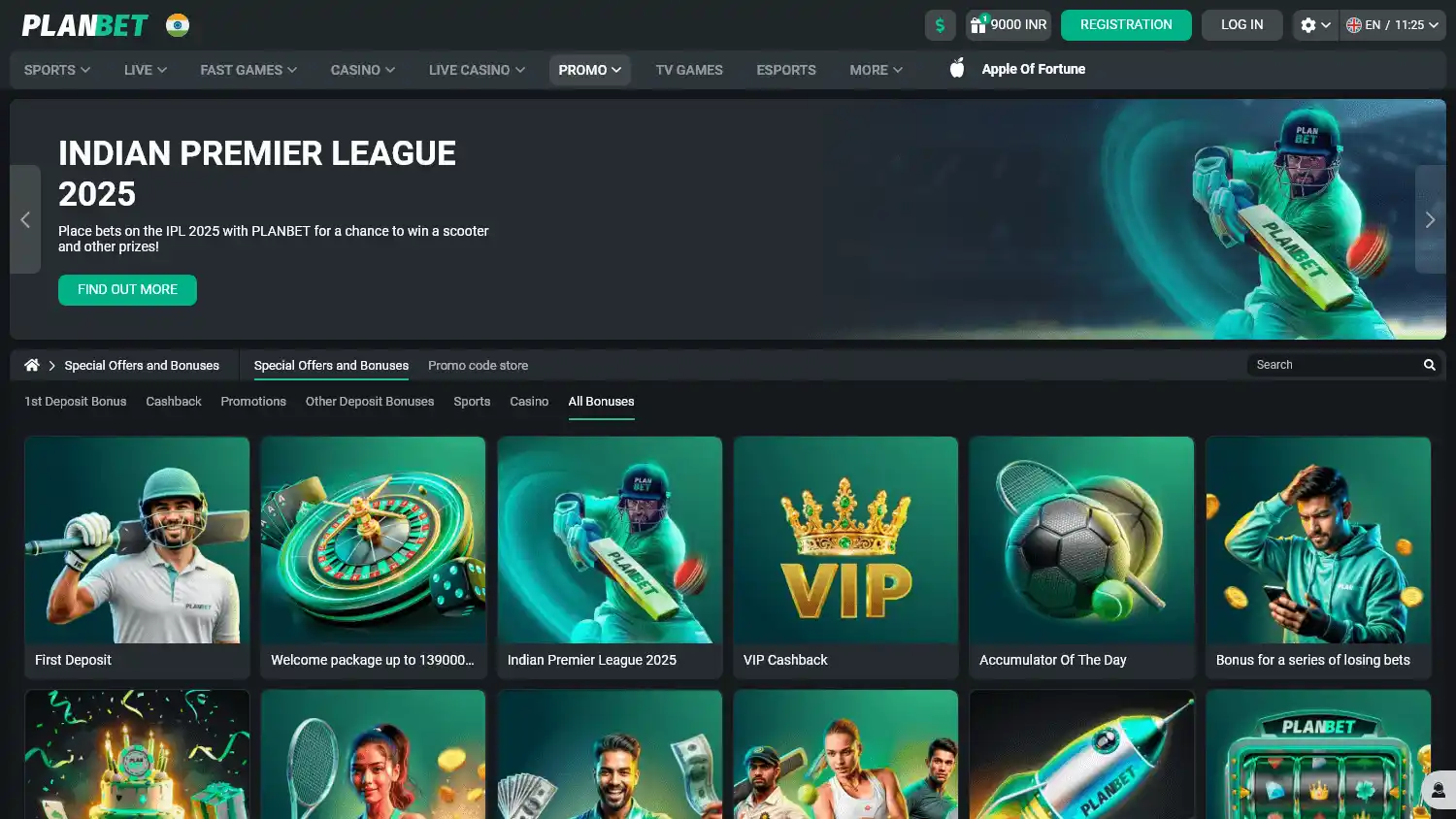 Planbet Casino screenshot 3