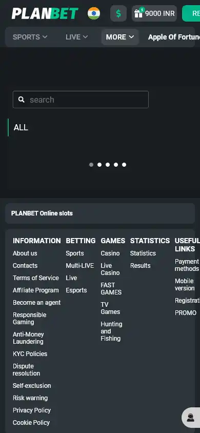 Planbet Casino screenshot 4