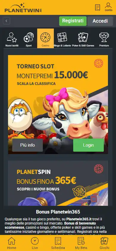 Planetwin365 Casino screenshot 6