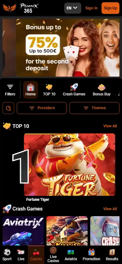 Phoenix365 Casino screenshot 5