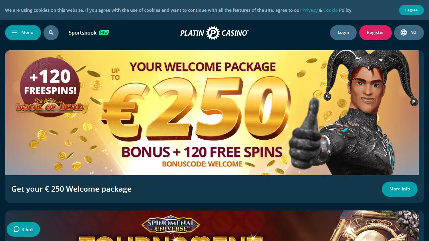 Platin Casino screenshot 3
