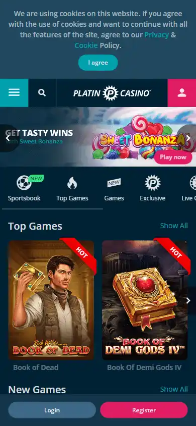 Platin Casino screenshot 4