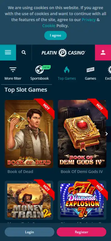 Platin Casino screenshot 5