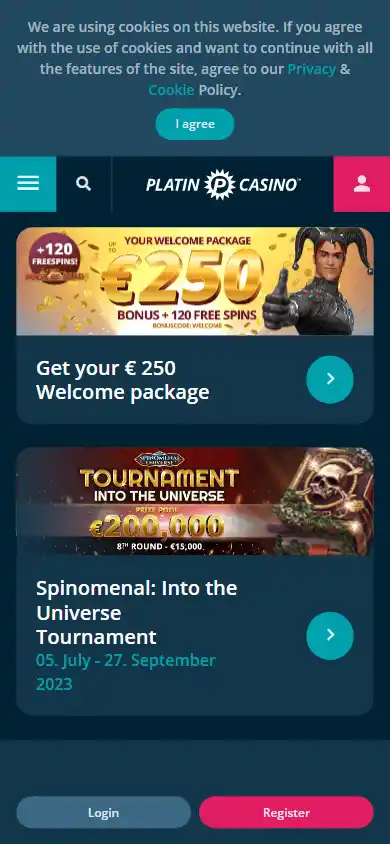 Platin Casino screenshot 6
