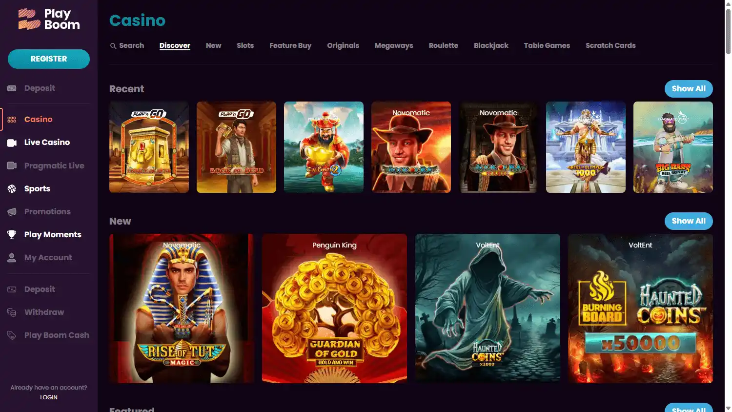 Play Boom Casino screenshot 2