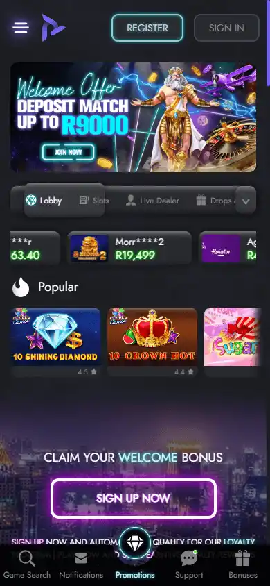 Play.co.za Casino screenshot 4