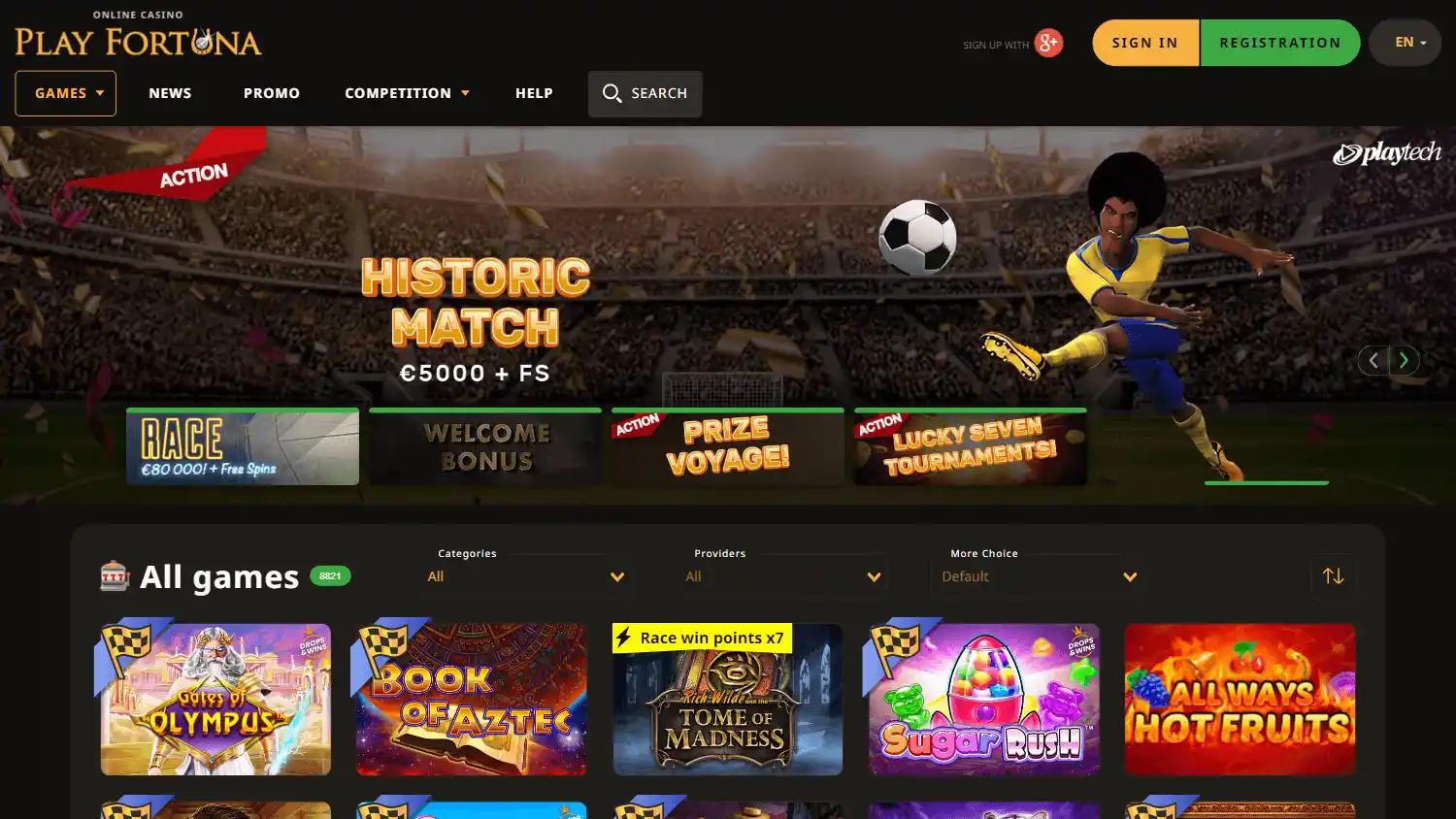 Play Fortuna Casino screenshot 2
