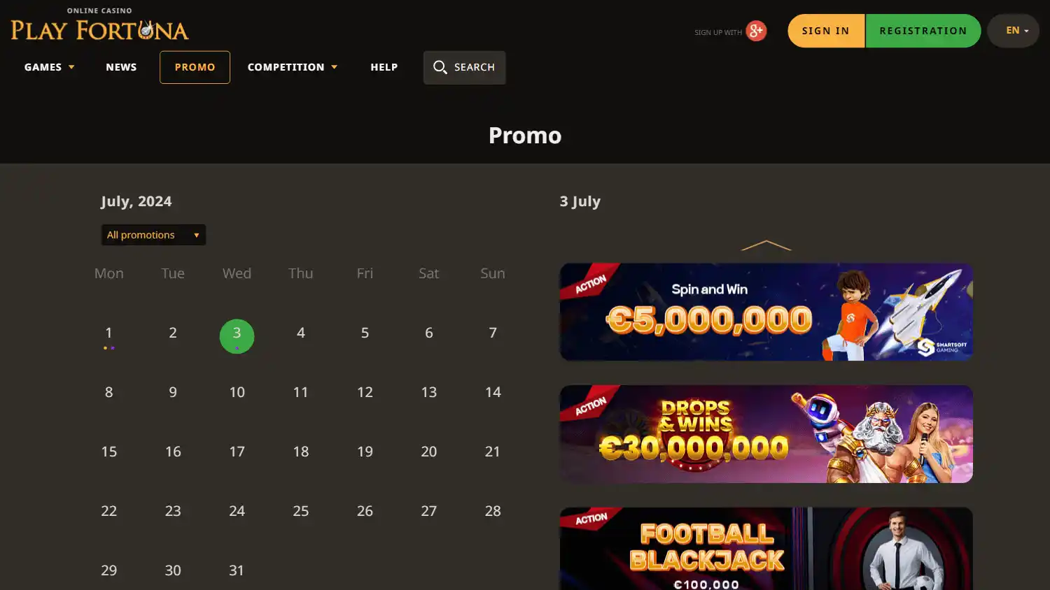 Play Fortuna Casino screenshot 3
