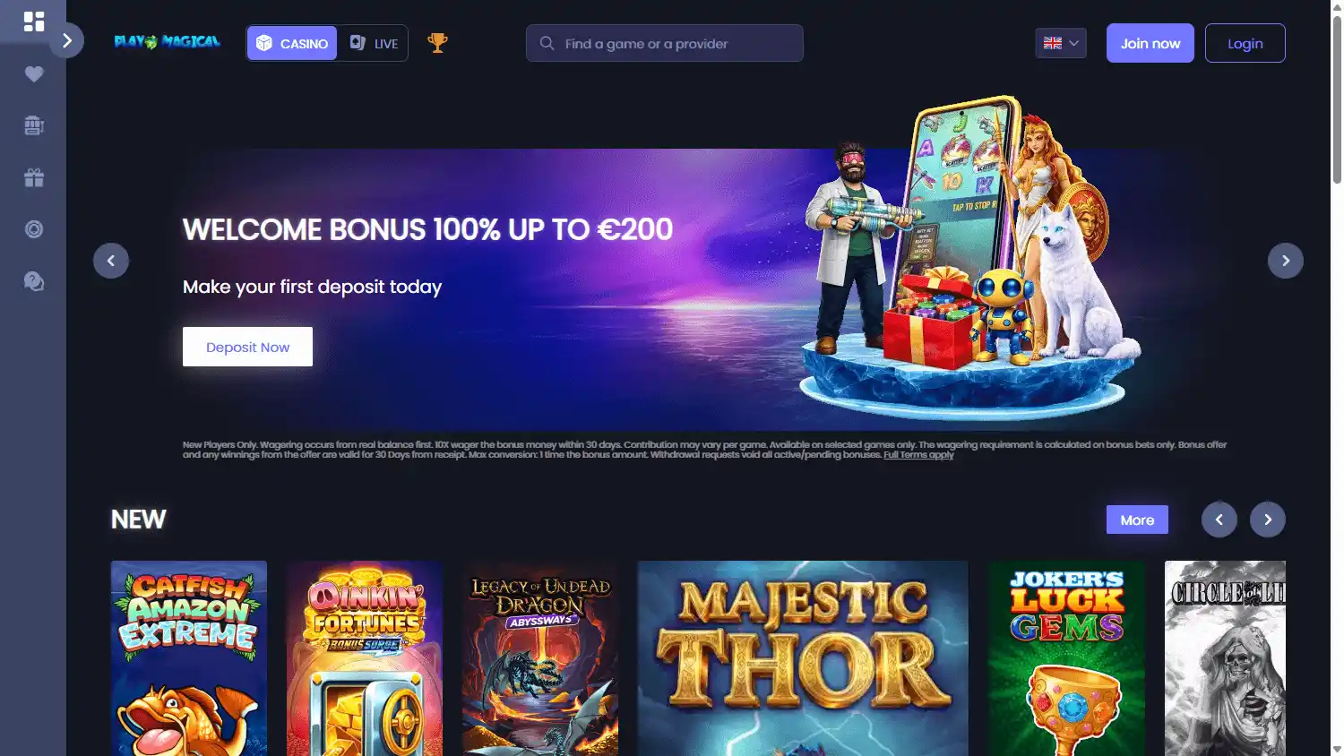 Play Magical Casino screenshot 1