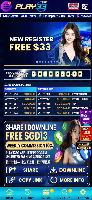 Play33 Casino screenshot 4