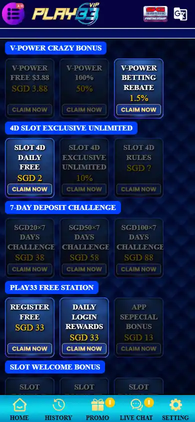 Play33 Casino screenshot 6