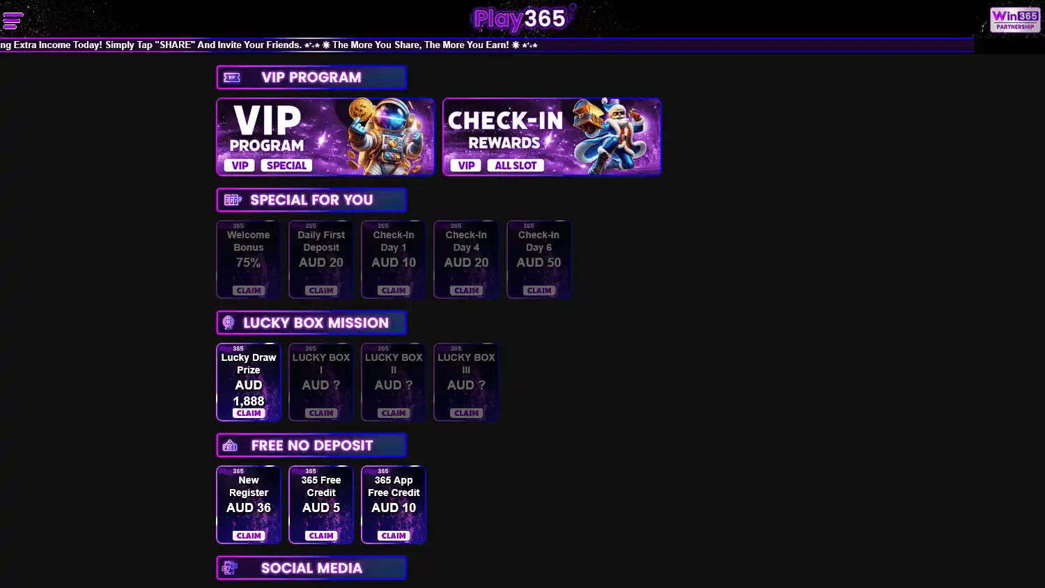 Play365 Casino screenshot 2