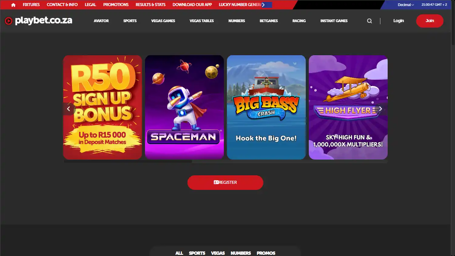 Playbet Casino screenshot 1