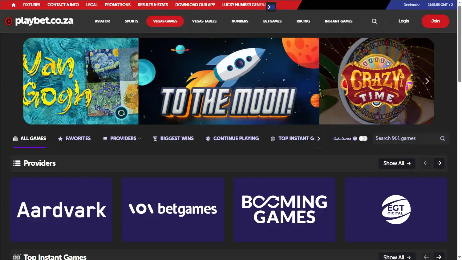 Playbet Casino screenshot 2