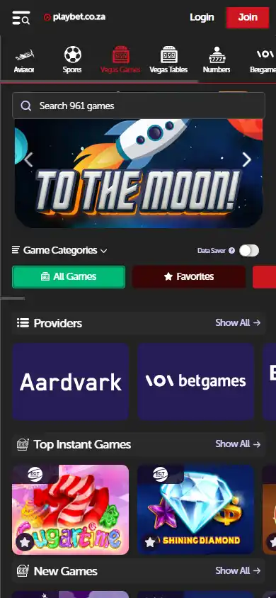 Playbet Casino screenshot 5