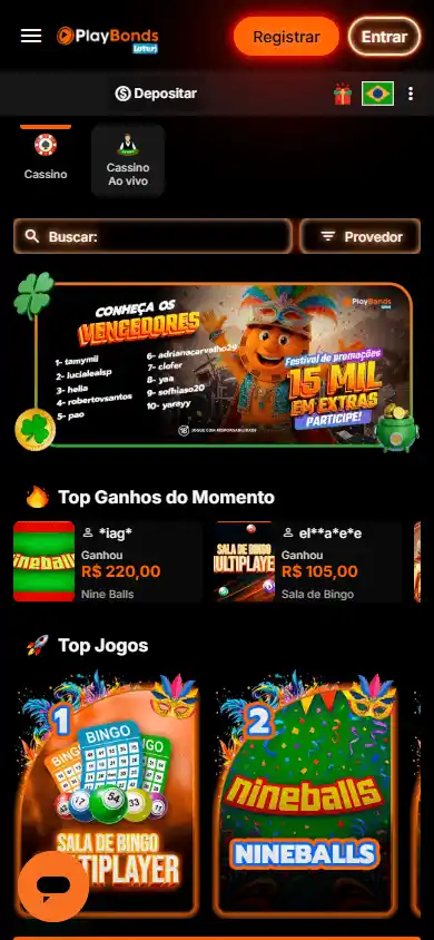 Playbonds Casino screenshot 4