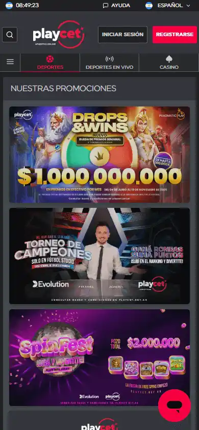 Playcet Casino screenshot 6