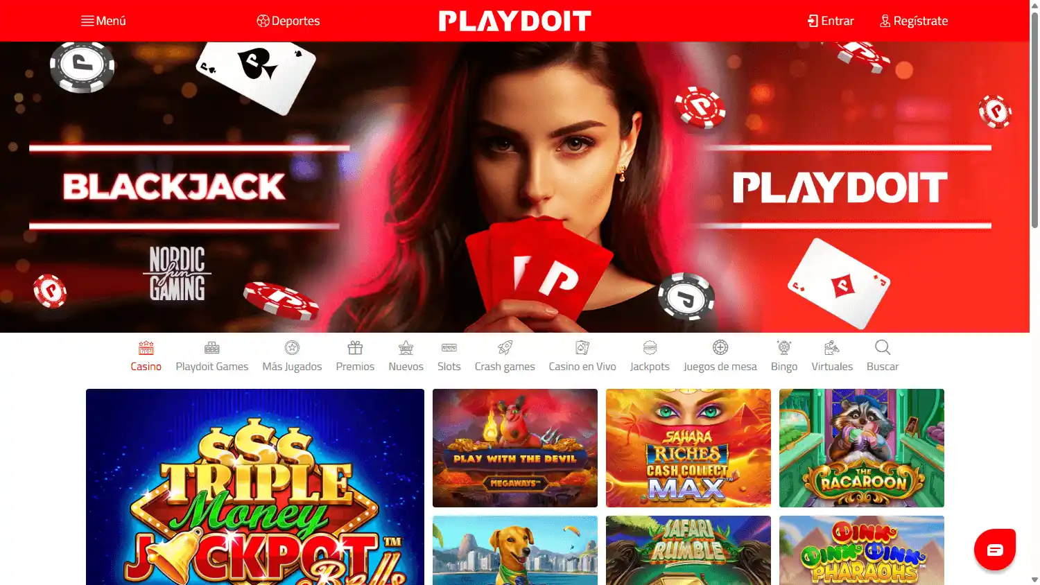 Playdoit Casino screenshot 1