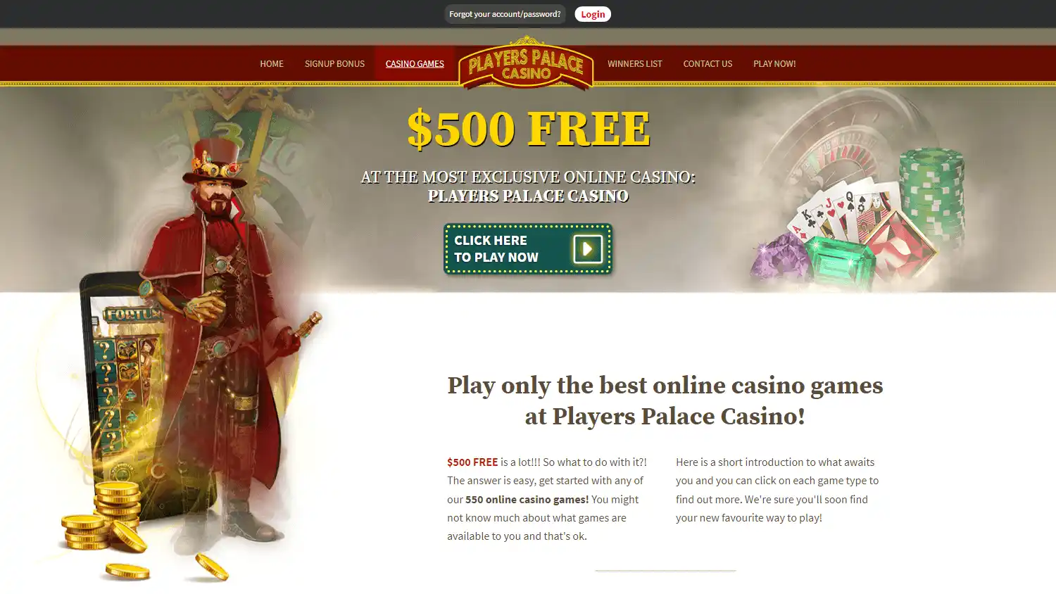 Players Palace Casino screenshot 2