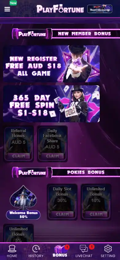 PlayFortune Casino screenshot 4