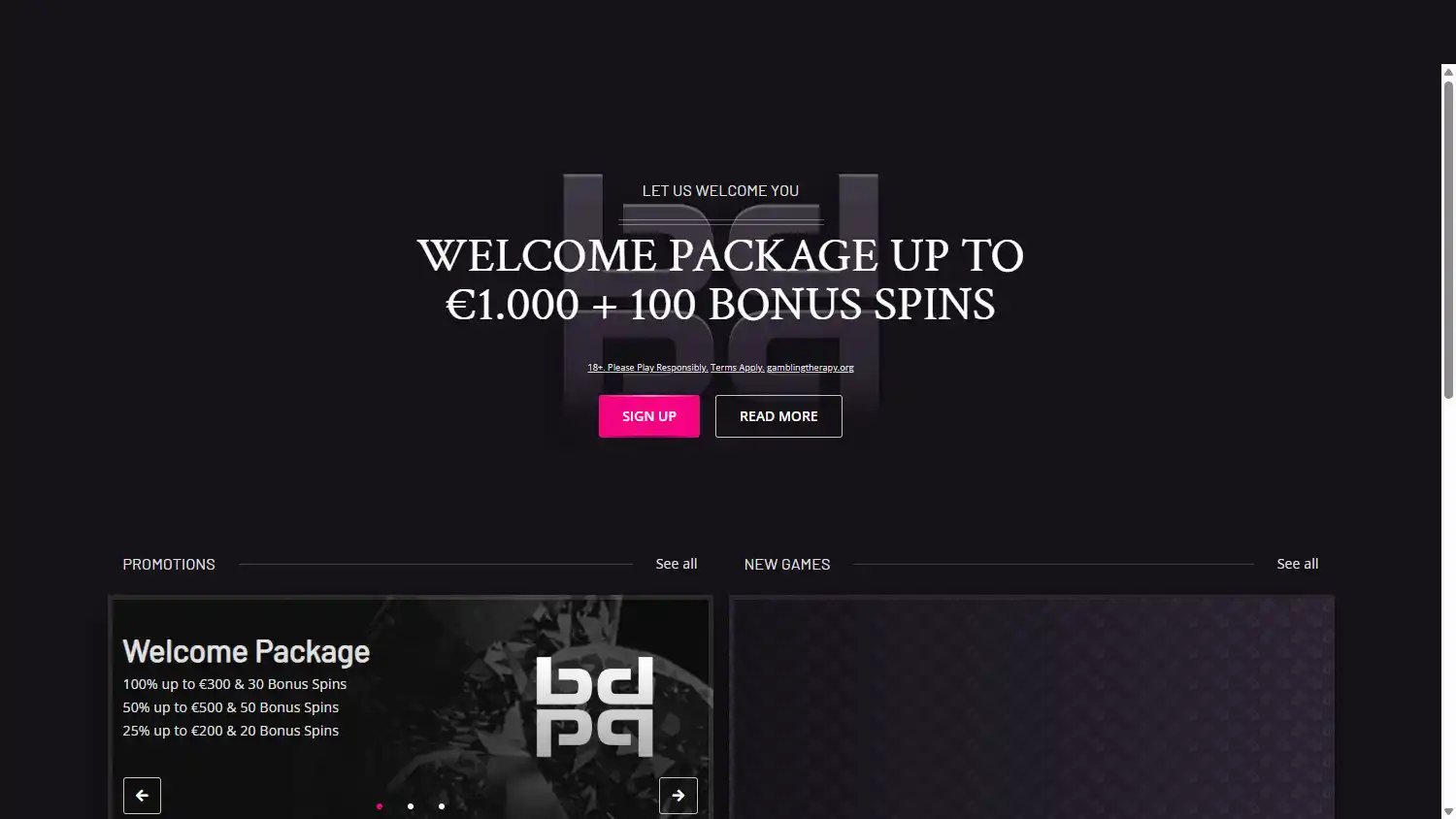 PlayGrand Casino screenshot 1