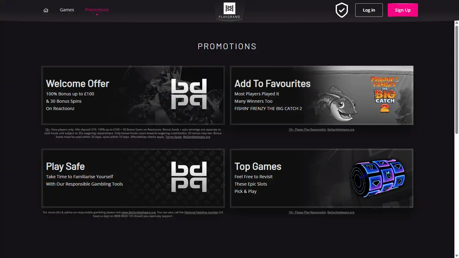 PlayGrand Casino screenshot 3