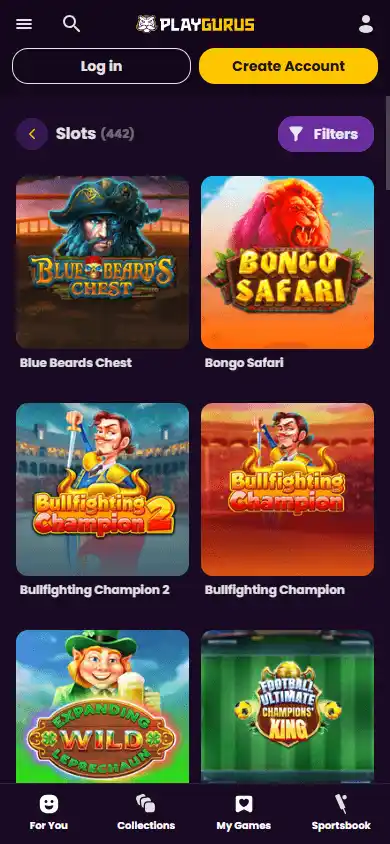 Playgurus Casino screenshot 5