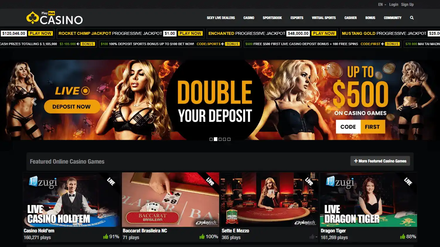 Playhub Casino screenshot 1
