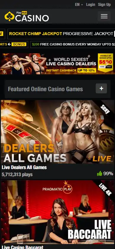 Playhub Casino screenshot 2