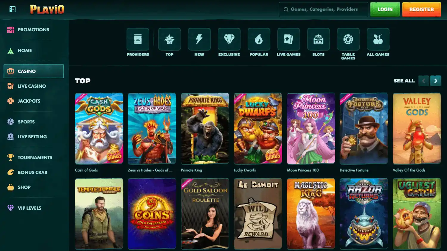 PlayiO Casino screenshot 2