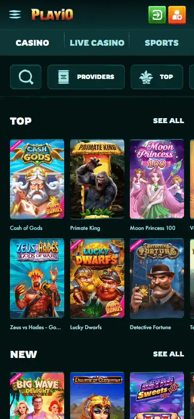 PlayiO Casino screenshot 5