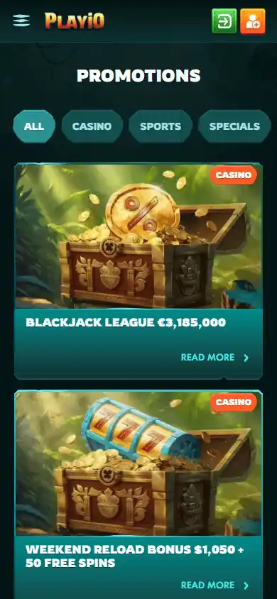 PlayiO Casino screenshot 6
