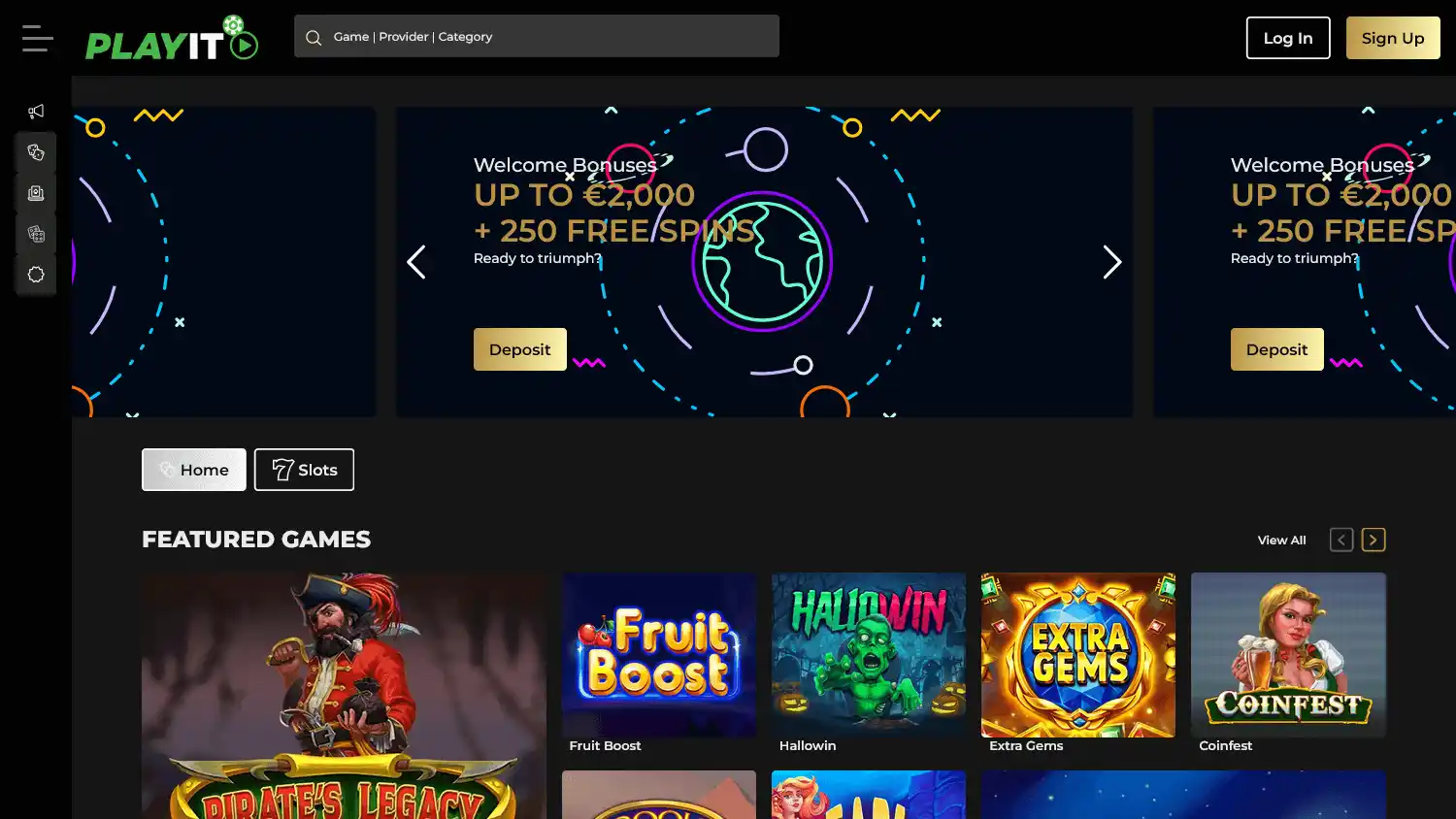 PlayIt8 Casino screenshot 2