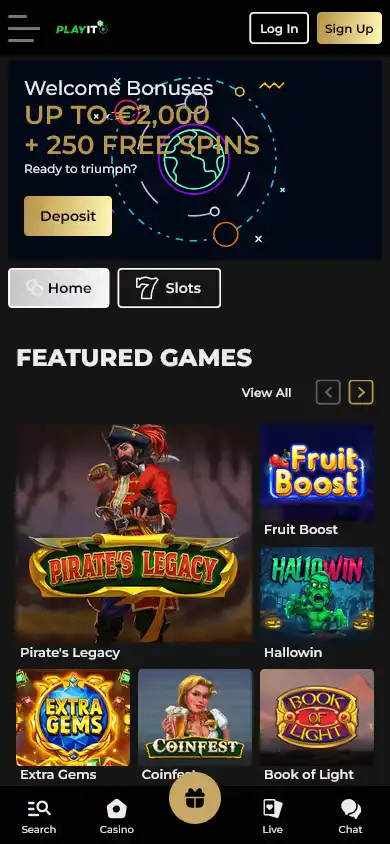 PlayIt8 Casino screenshot 3
