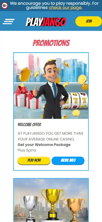 PlayJango Casino DE screenshot 6