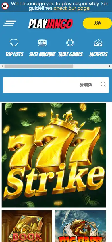 PlayJango Casino UK screenshot 5
