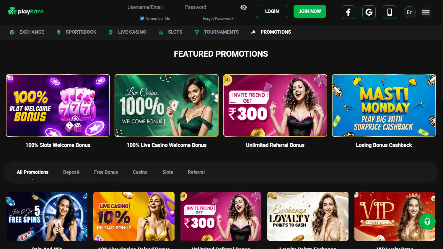 PlayKaro Casino screenshot 3
