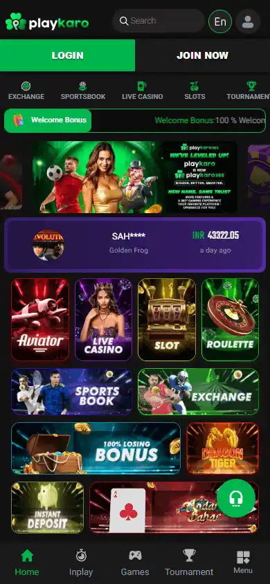 PlayKaro Casino screenshot 4