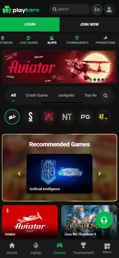 PlayKaro Casino screenshot 5