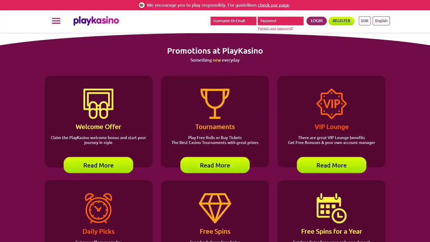 PlayKasino Casino screenshot 3