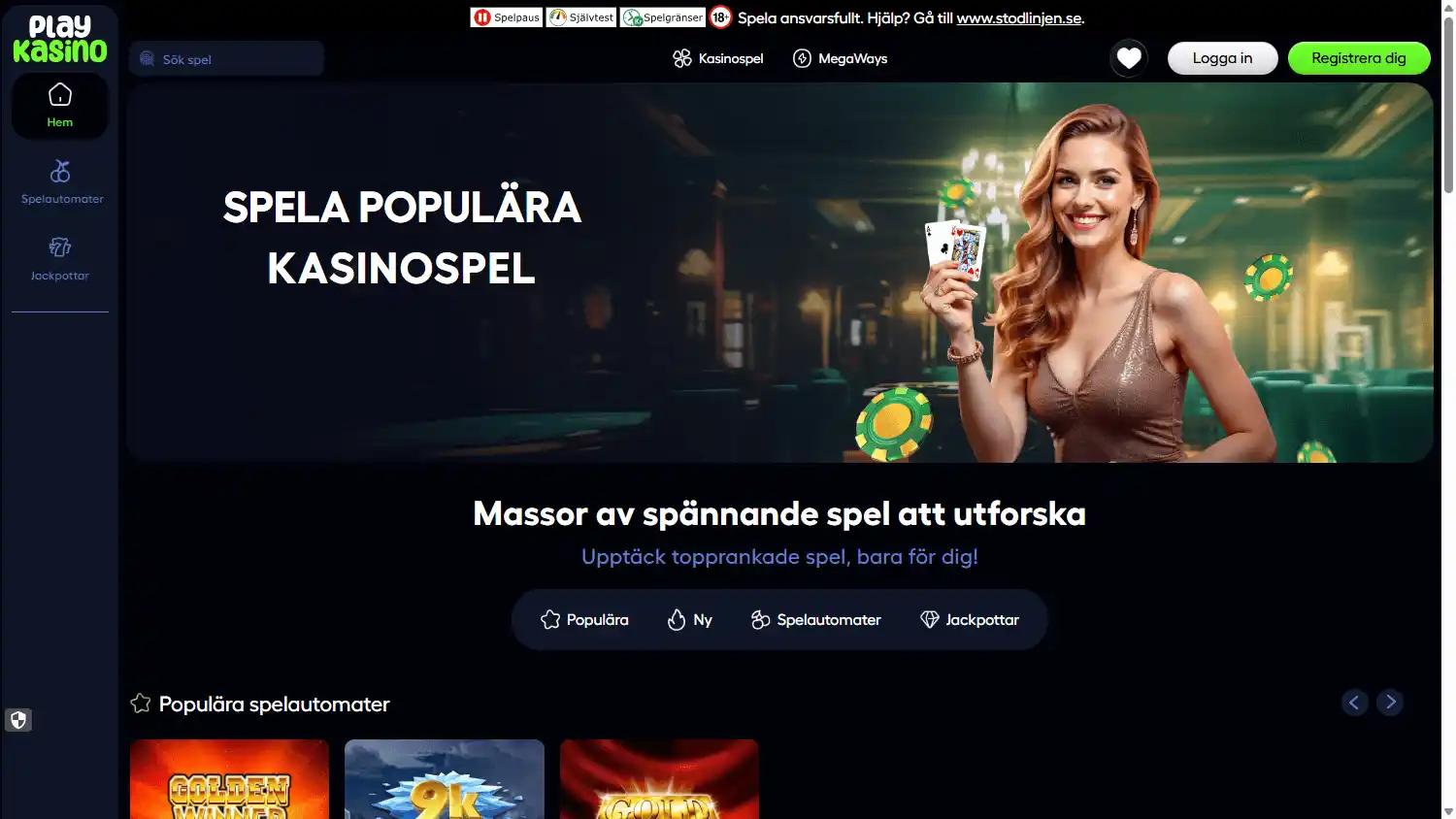 PlayKasino Casino screenshot 1