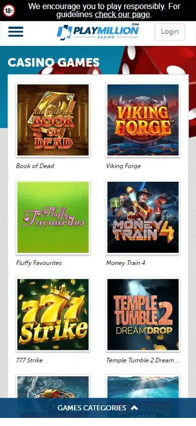PlayMillion Casino screenshot 5
