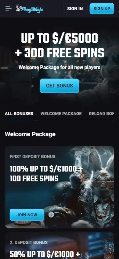 PlayMojo Casino screenshot 6