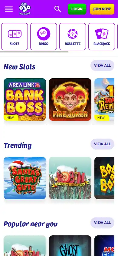 PlayOJO Casino SE screenshot 6