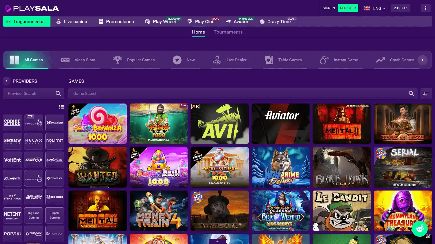 Playsala Casino screenshot 2