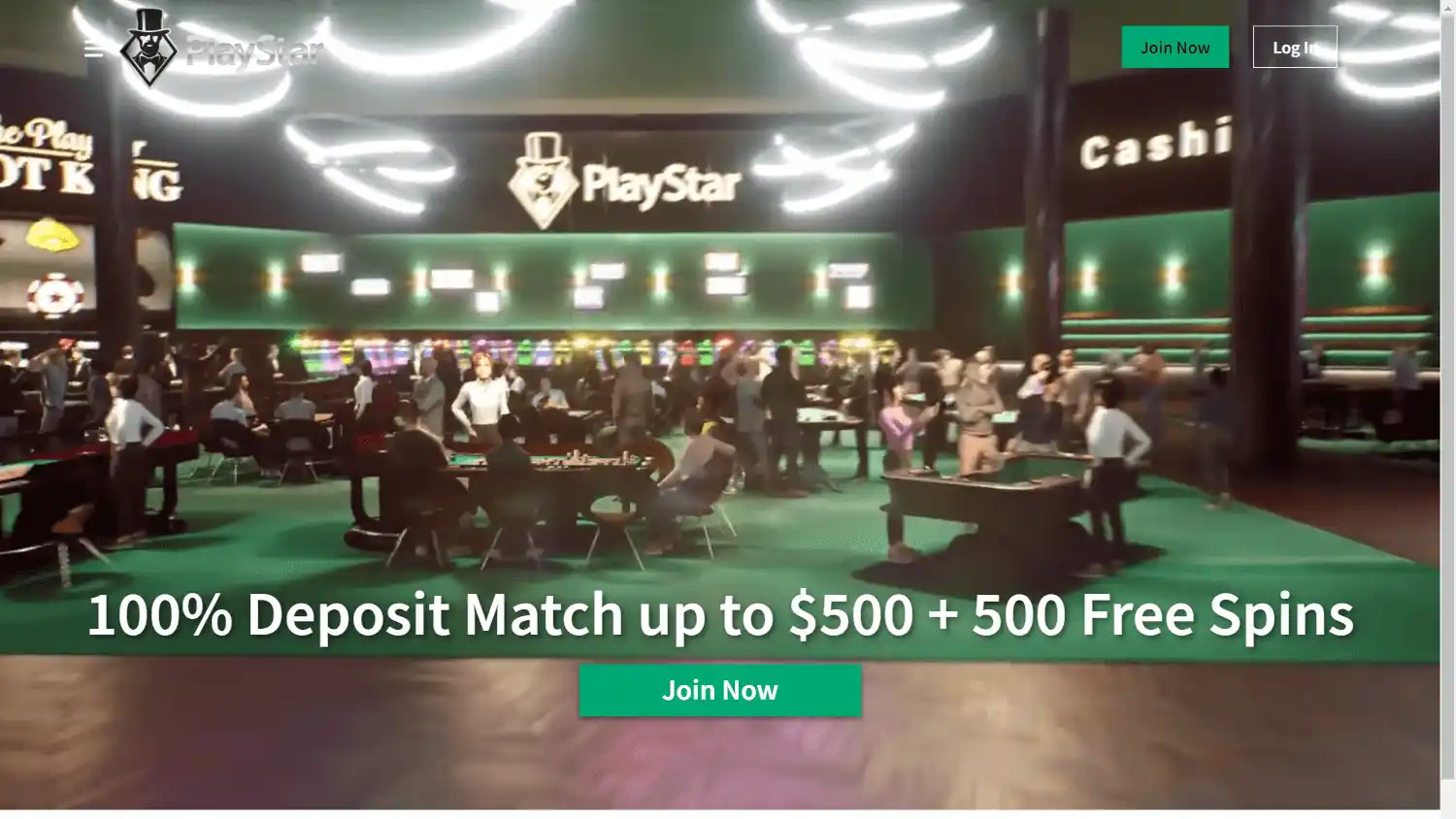 PlayStar Casino screenshot 1