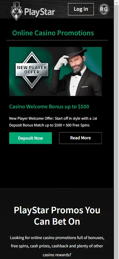 PlayStar Casino screenshot 5