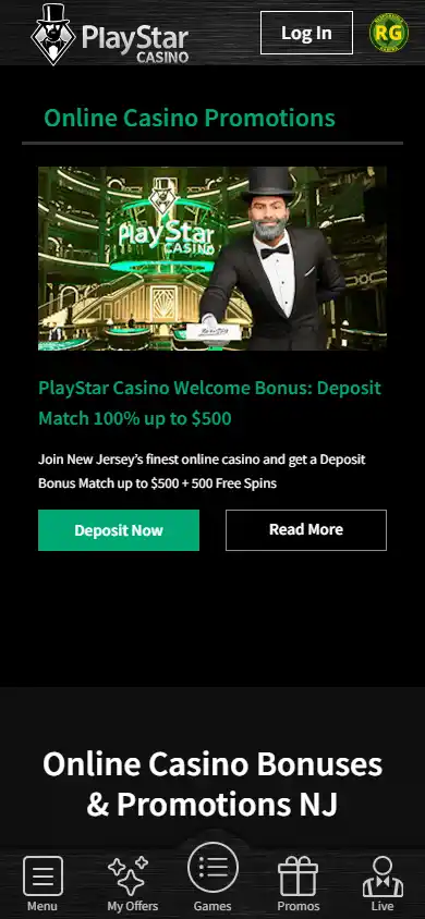 PlayStar Casino screenshot 6