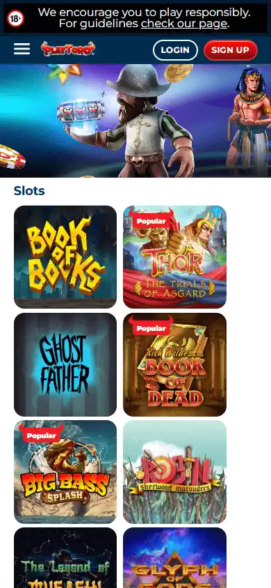 PlayToro Casino ES screenshot 6